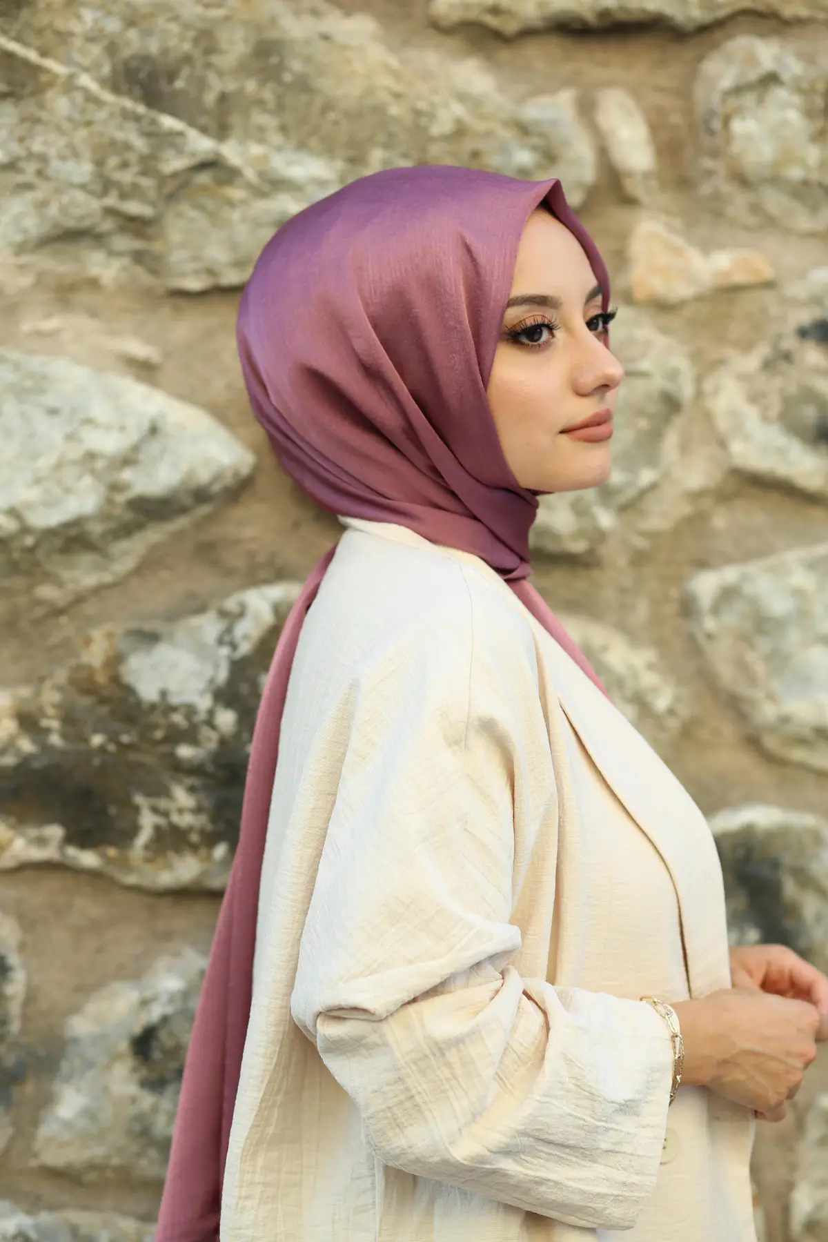 KOYU GÜL KURUSU JANJANLI ŞİFON